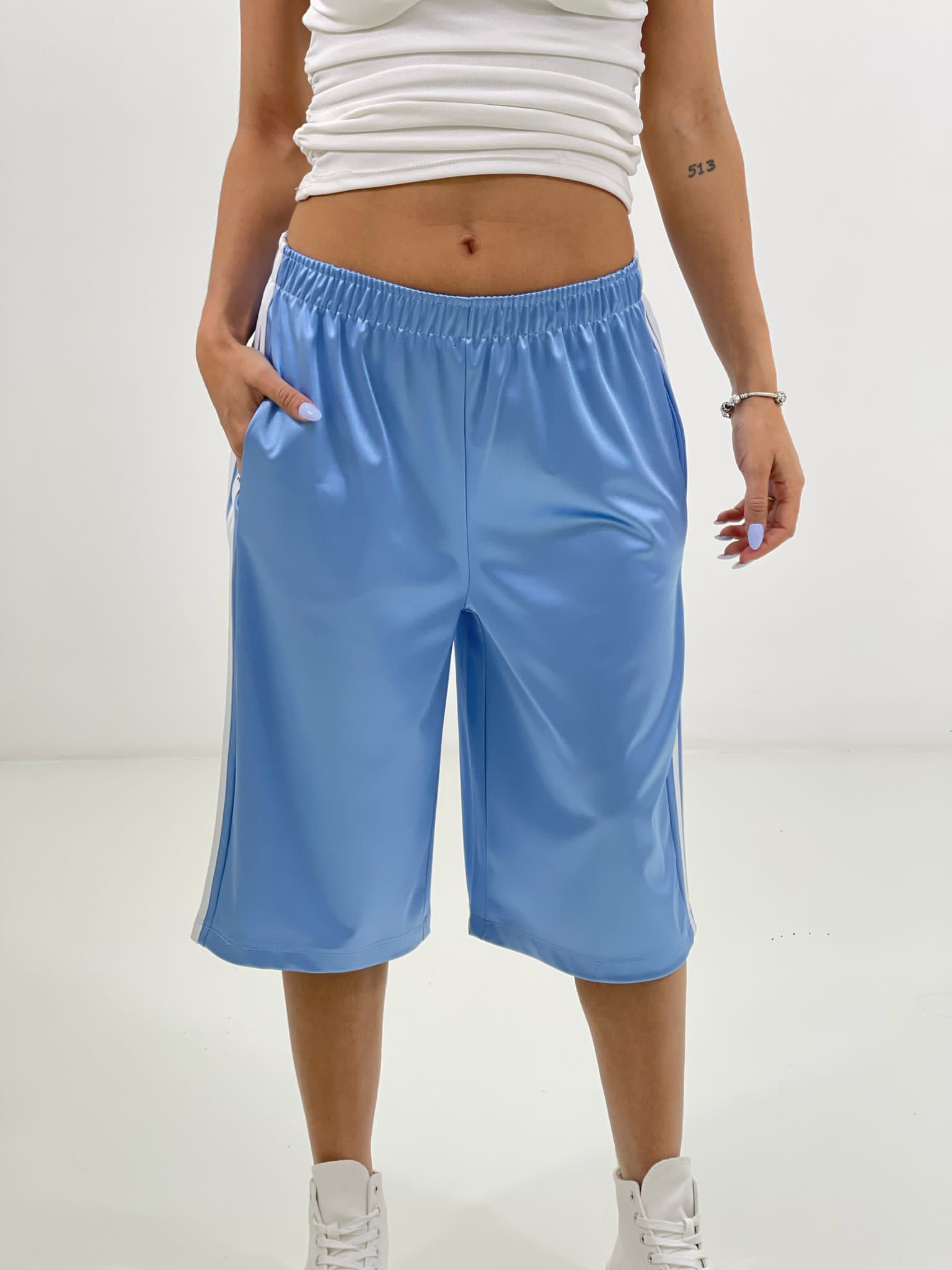 BERMUDA RASO CON PROFILO LATERALE NEW SS25