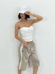 BERMUDA RASO CON PROFILO LATERALE NEW SS25