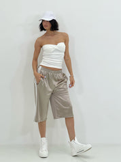 BERMUDA RASO CON PROFILO LATERALE NEW SS25