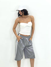 BERMUDA RASO CON PROFILO LATERALE NEW SS25