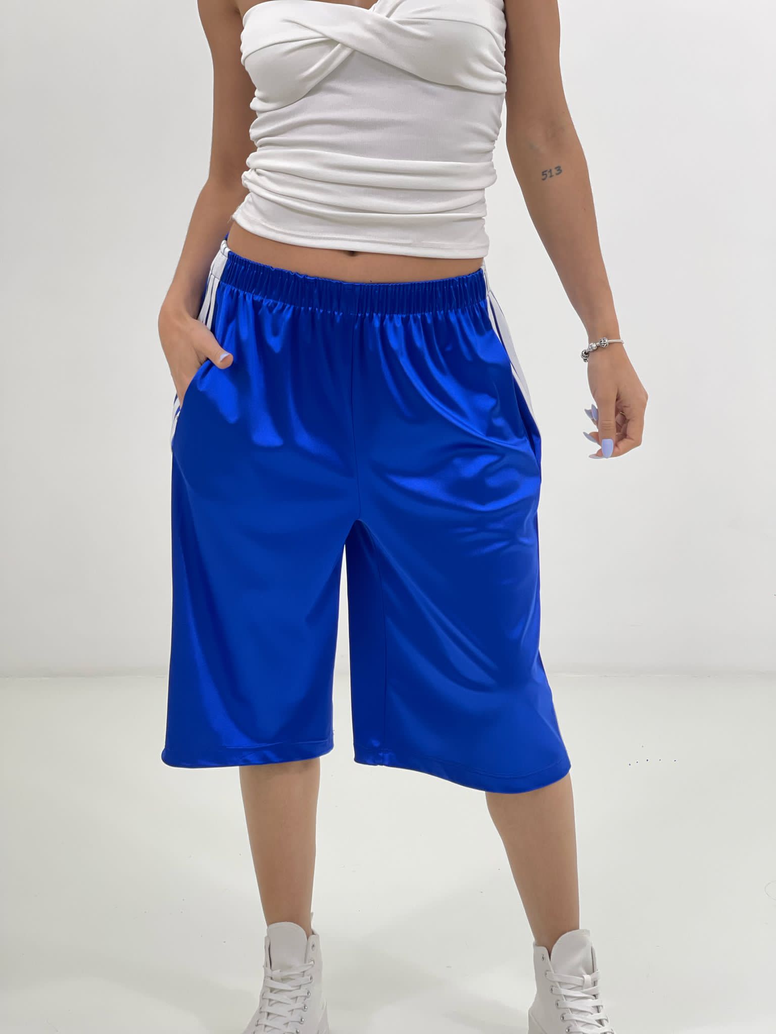 BERMUDA RASO CON PROFILO LATERALE NEW SS25