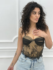 CORPETTO VELATO IN PIZZO NEW SS25