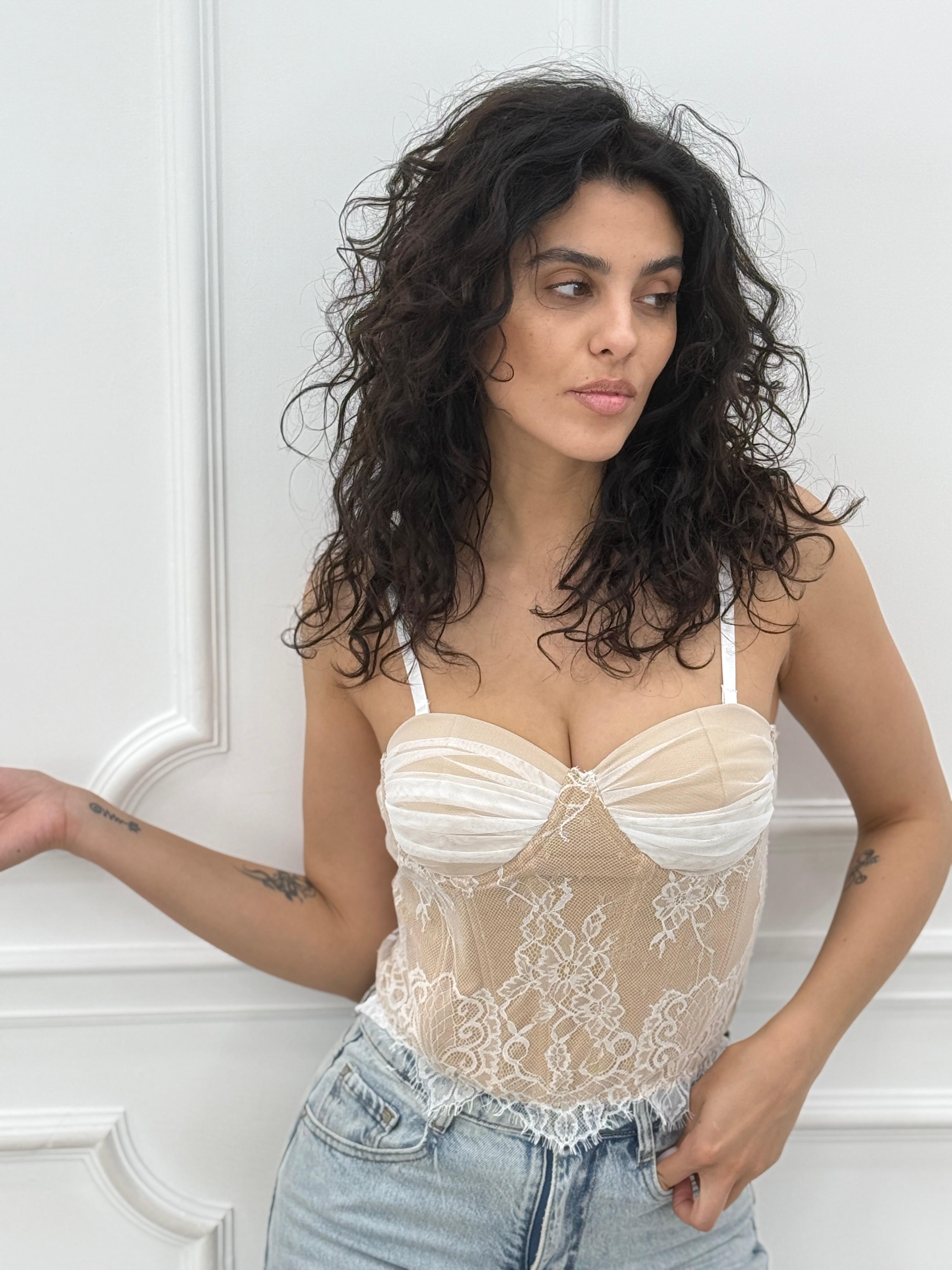 CORPETTO VELATO IN PIZZO NEW SS25