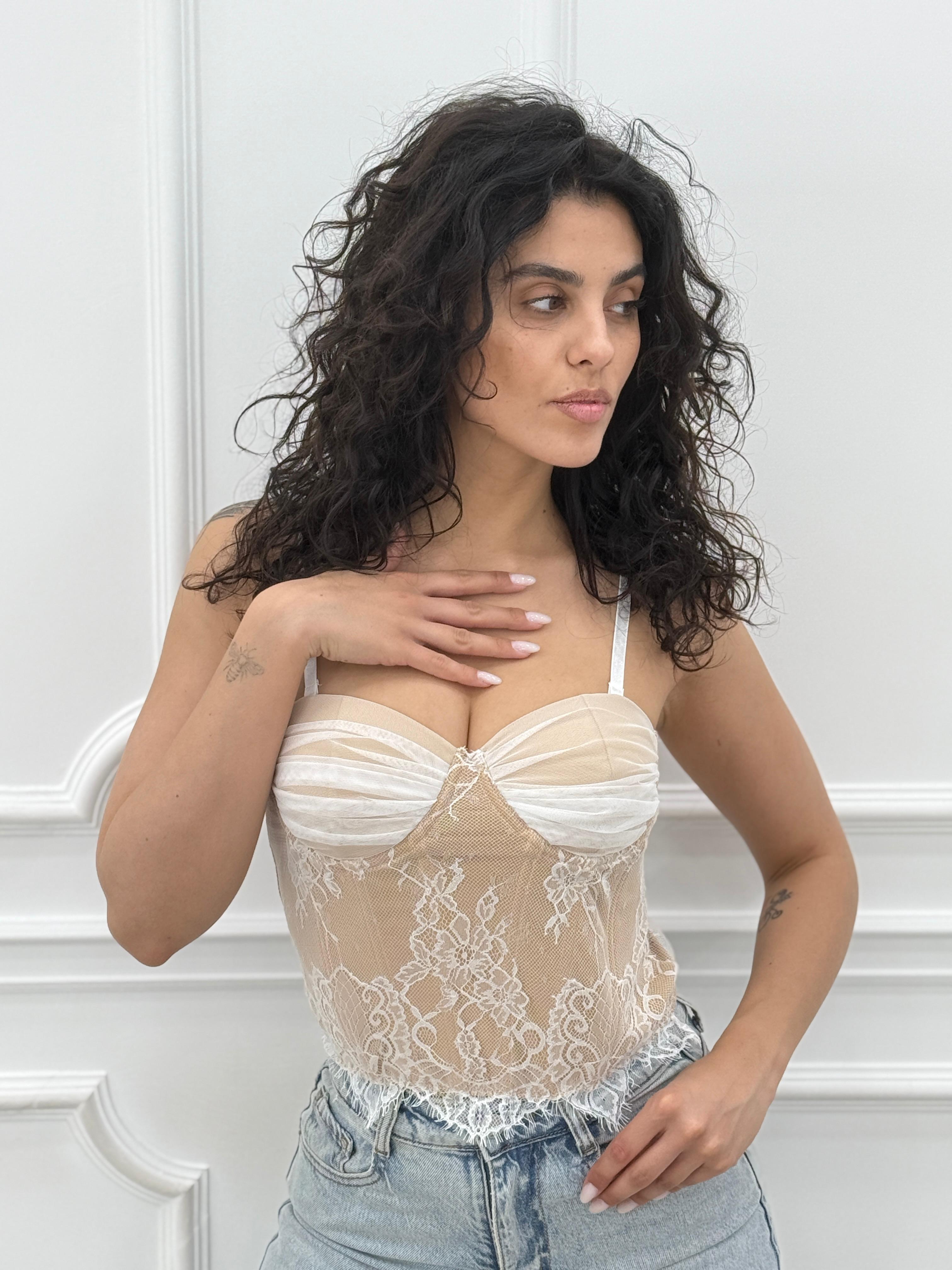 CORPETTO VELATO IN PIZZO NEW SS25