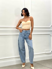 JEANS CARGO CON STRASS NEW SS265