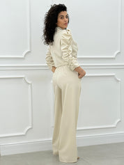 COORDINATO GIACCA CROP E PANTALONE NEW SS25