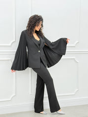TAILLEUR MANICHE PLISSET TOP QUALITY NEW SS25