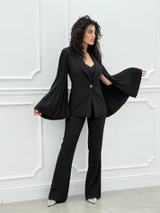 TAILLEUR MANICHE PLISSET TOP QUALITY NEW SS25