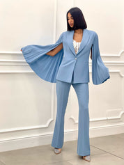 TAILLEUR MANICHE PLISSET TOP QUALITY NEW SS25
