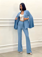 TAILLEUR MANICHE PLISSET TOP QUALITY NEW SS25