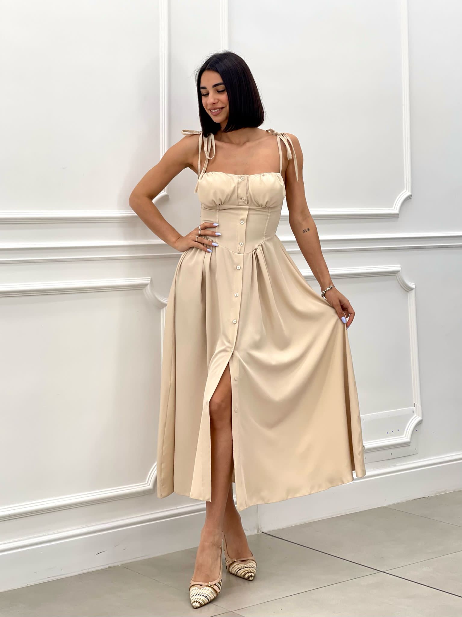 DRESS CON BOTTONI NEW SS25