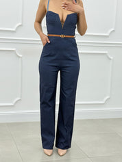 TUTA DENIM CON CINTURINO NEW SS25
