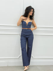 TUTA DENIM CON CINTURINO NEW SS25