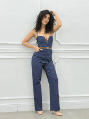 TUTA DENIM CON CINTURINO NEW SS25