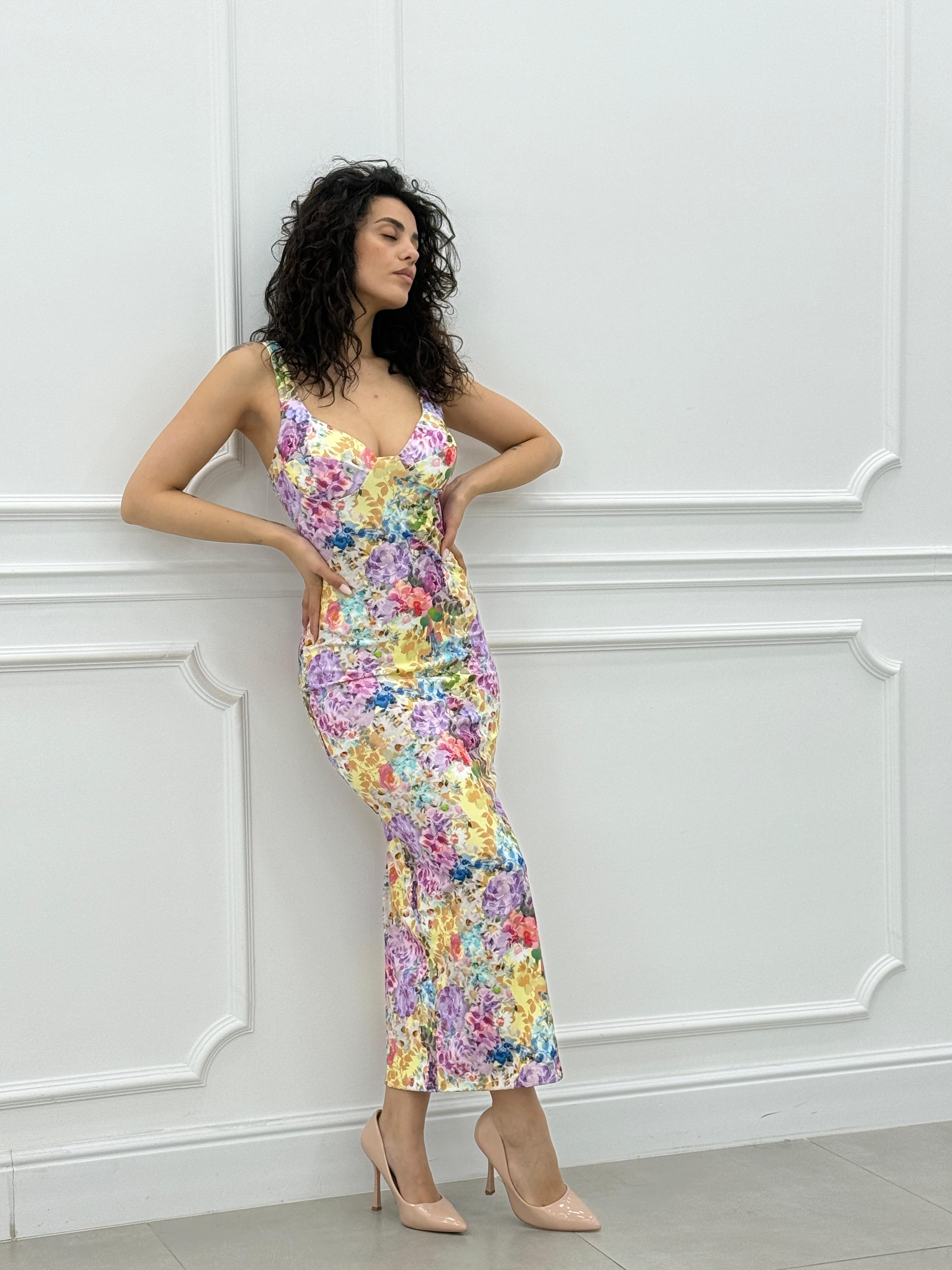 DRESS FLOREAL PRINT NEW SS25