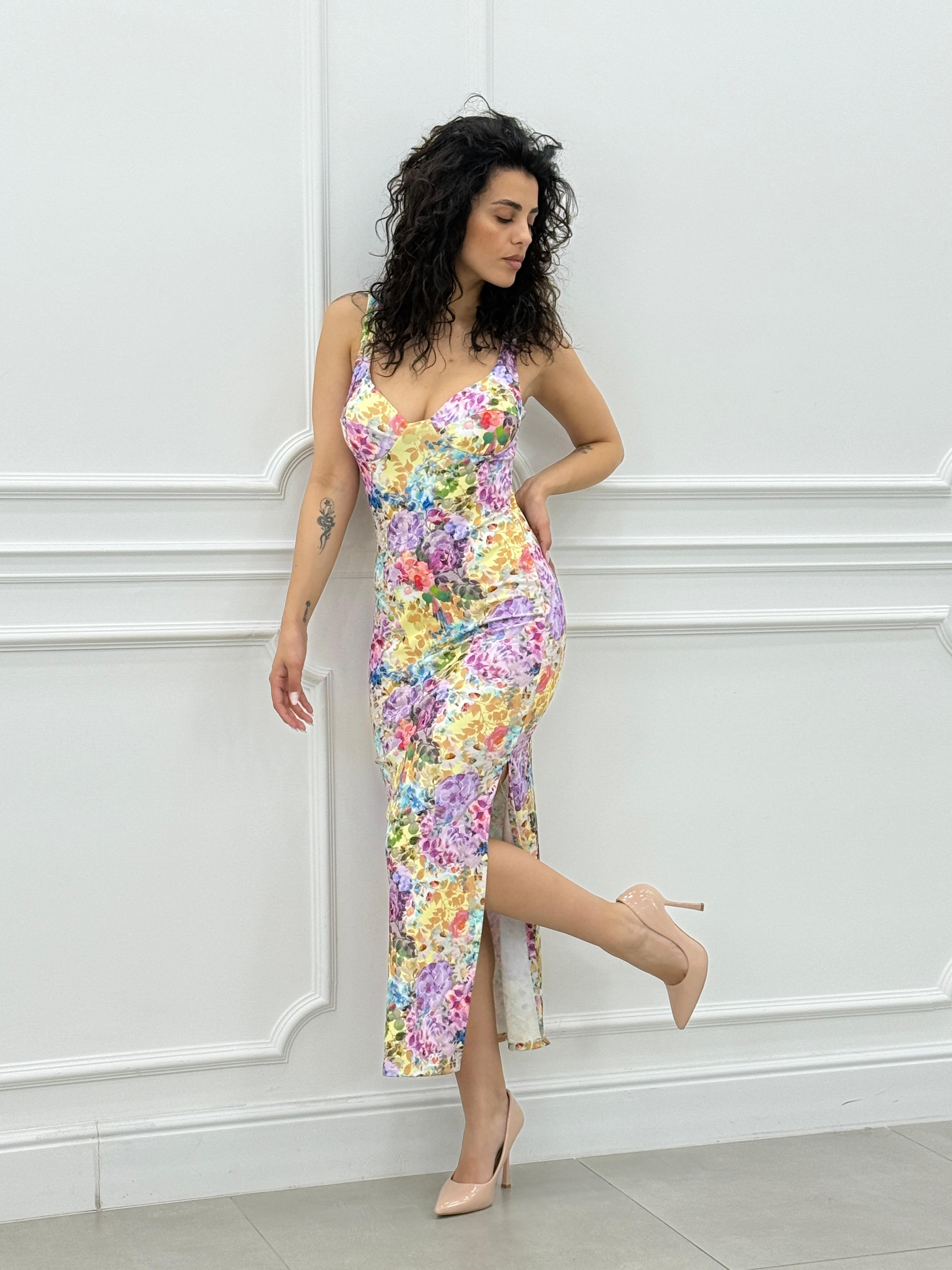 DRESS FLOREAL PRINT NEW SS25
