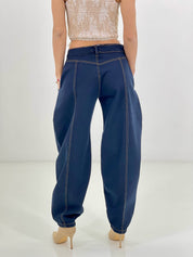 JEANS BALLOON CON CUCITURE NEW SS25