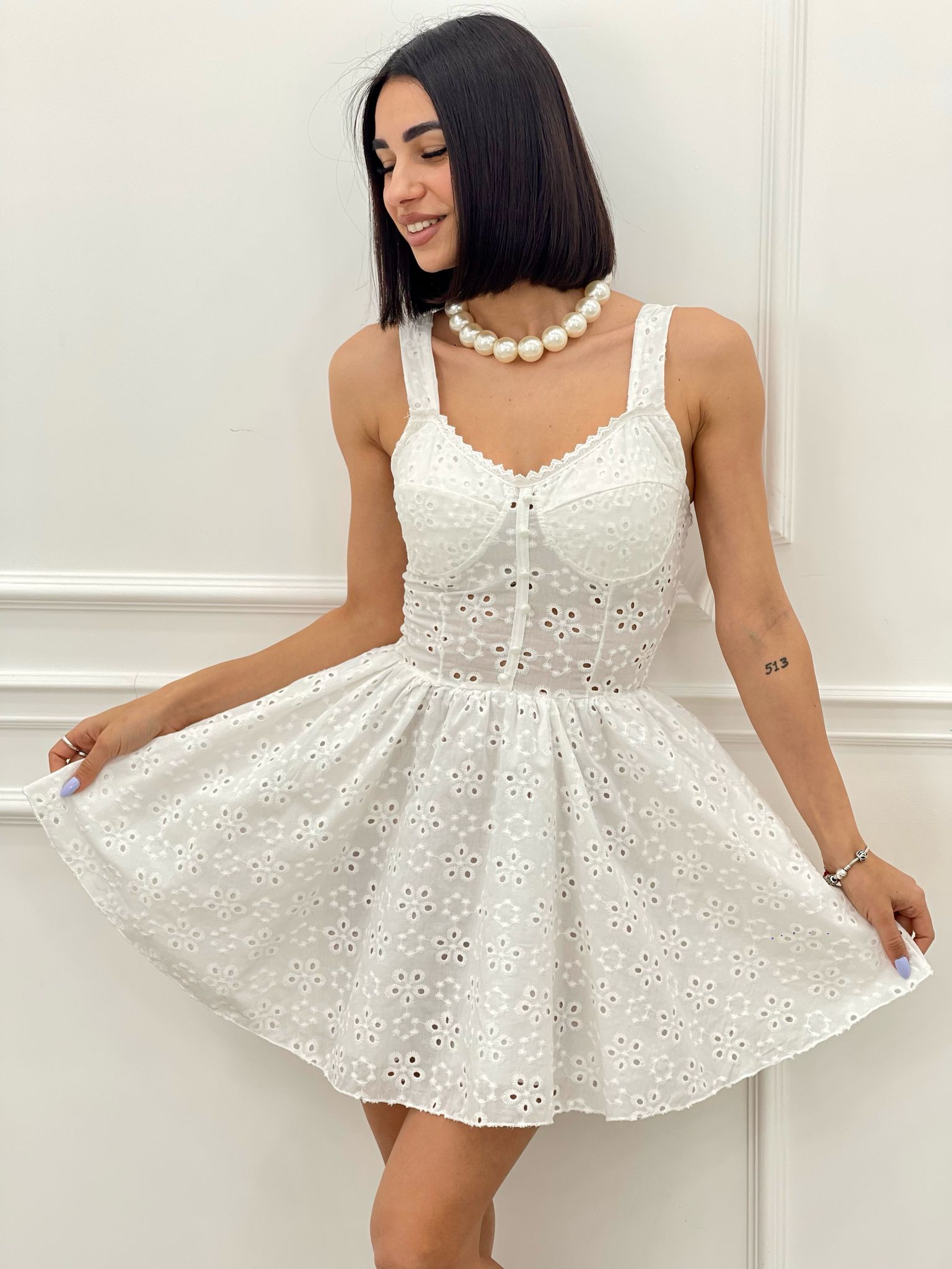 MINI DRESS PIZZO SAN GALLO NEW SS25