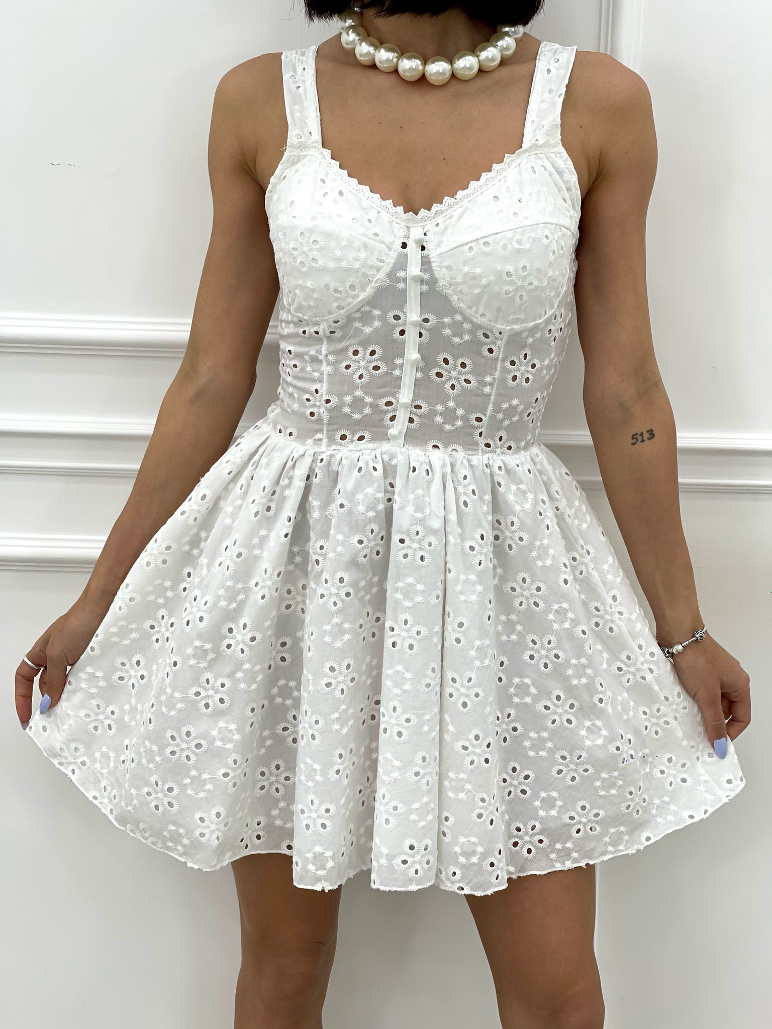 MINI DRESS PIZZO SAN GALLO NEW SS25