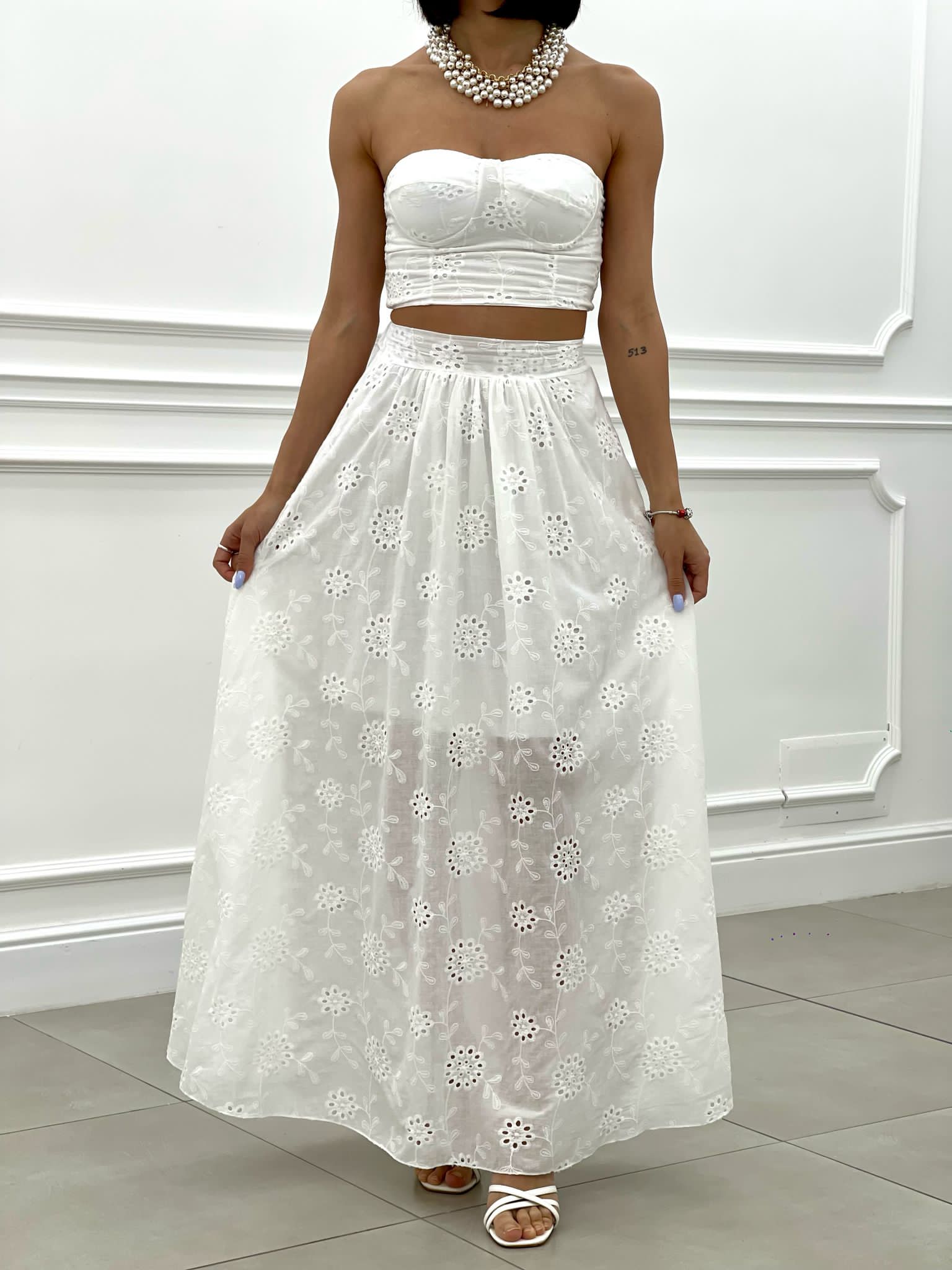 SET TOP E GONNA PIZZO SAN GALLO NEW SS25