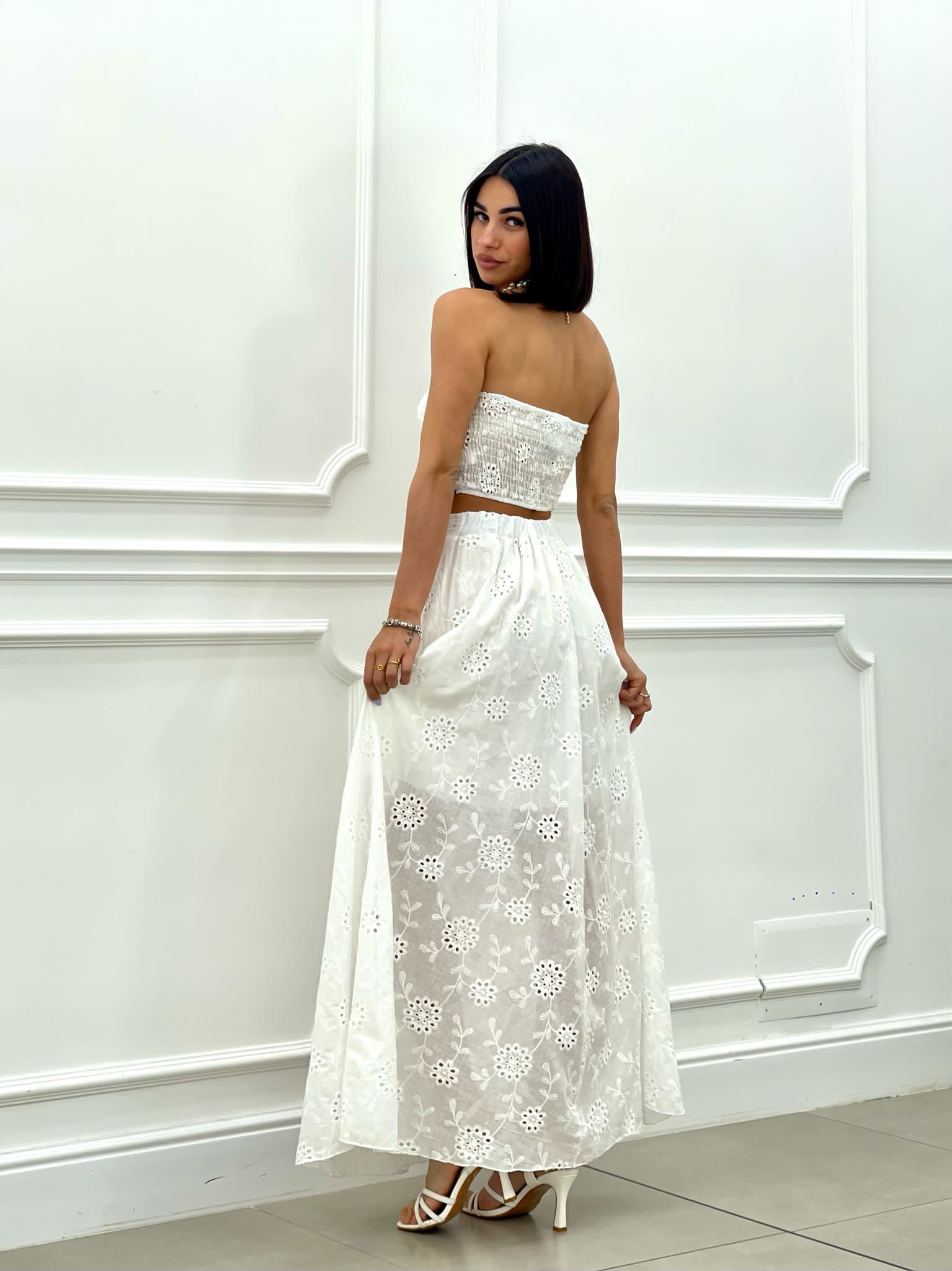 SET TOP E GONNA PIZZO SAN GALLO NEW SS25