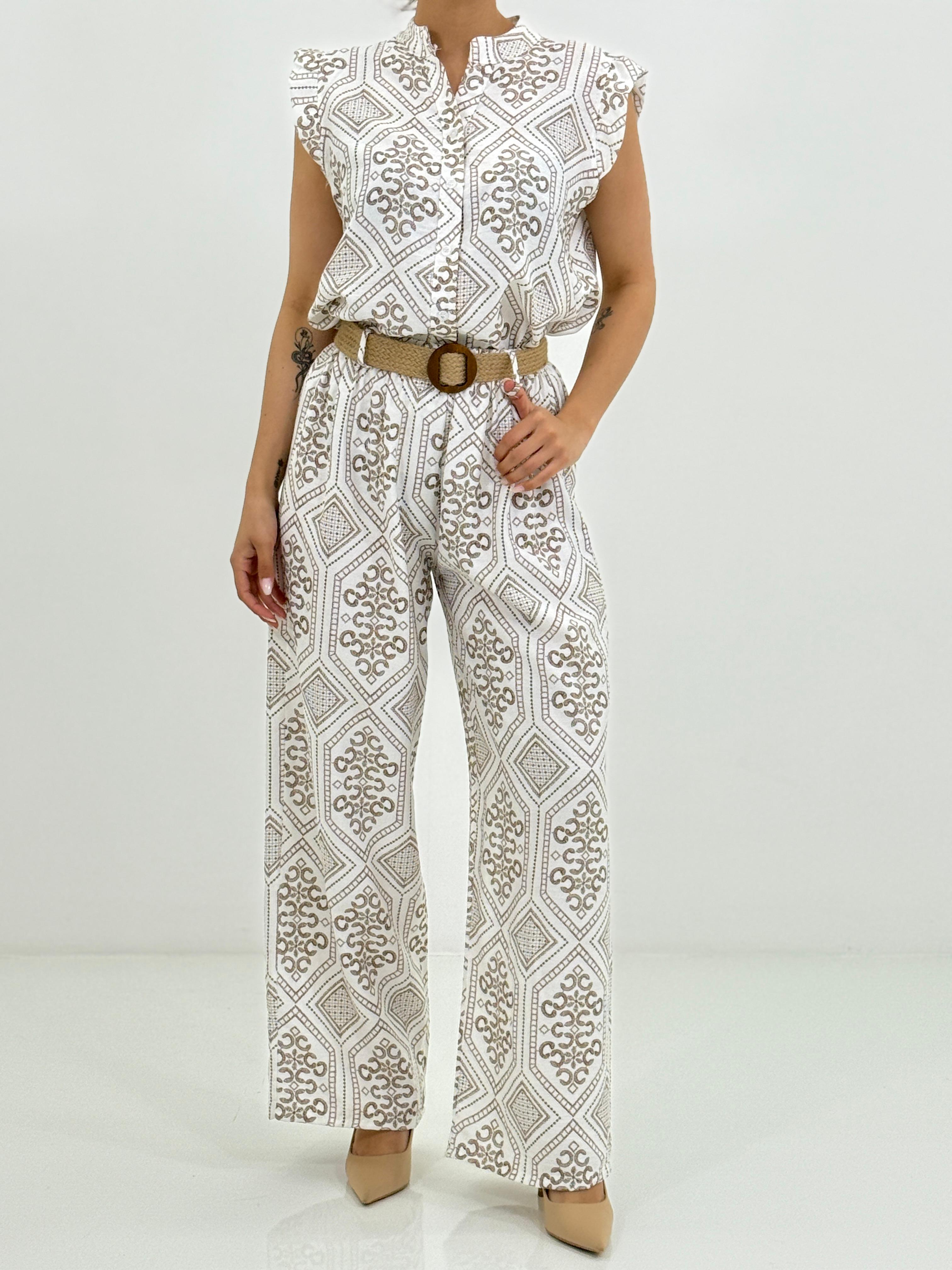 COORDINATO FANTASIA CAMICIA E PANTALONE NEW SS25