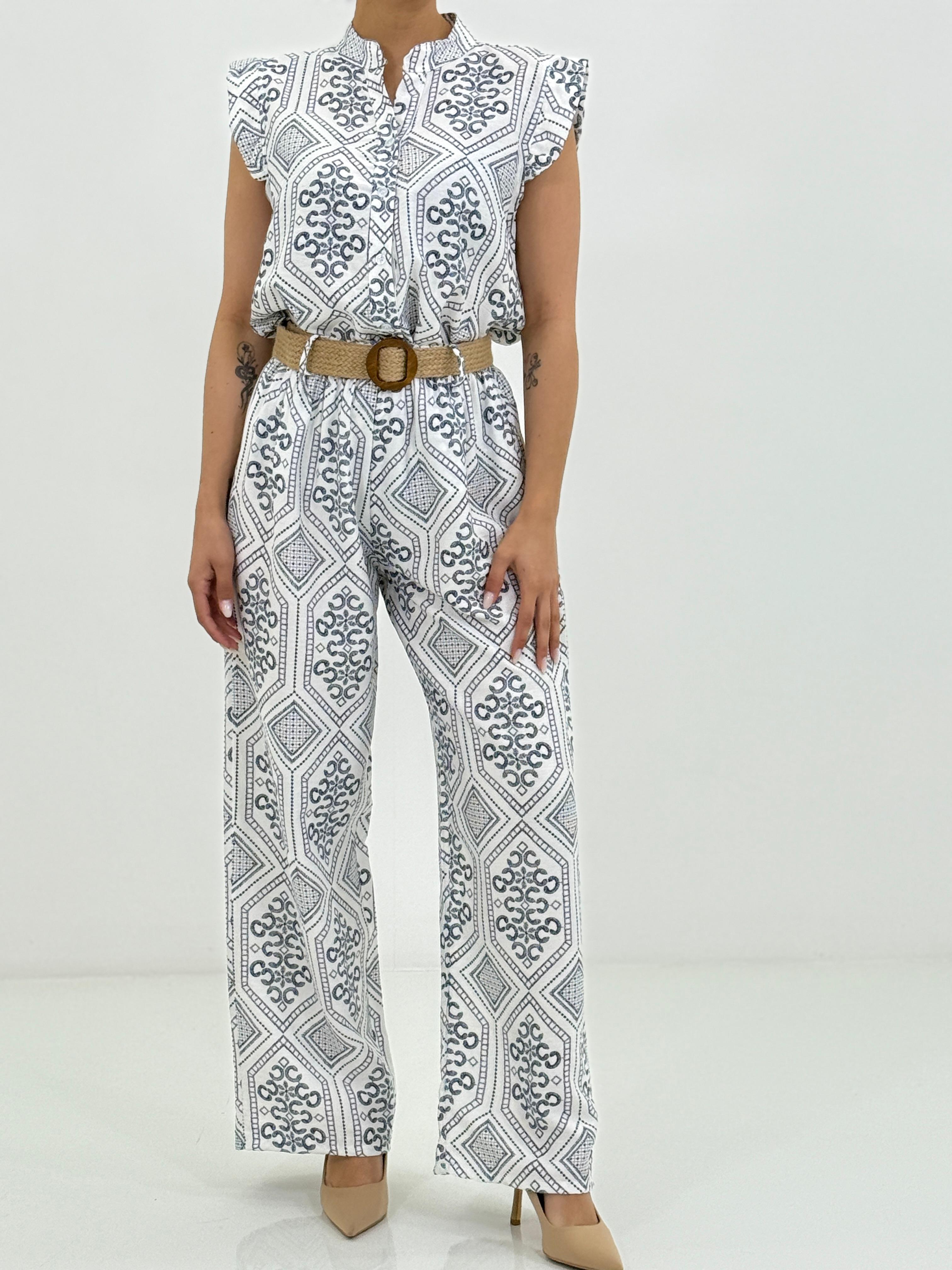 COORDINATO FANTASIA CAMICIA E PANTALONE NEW SS25