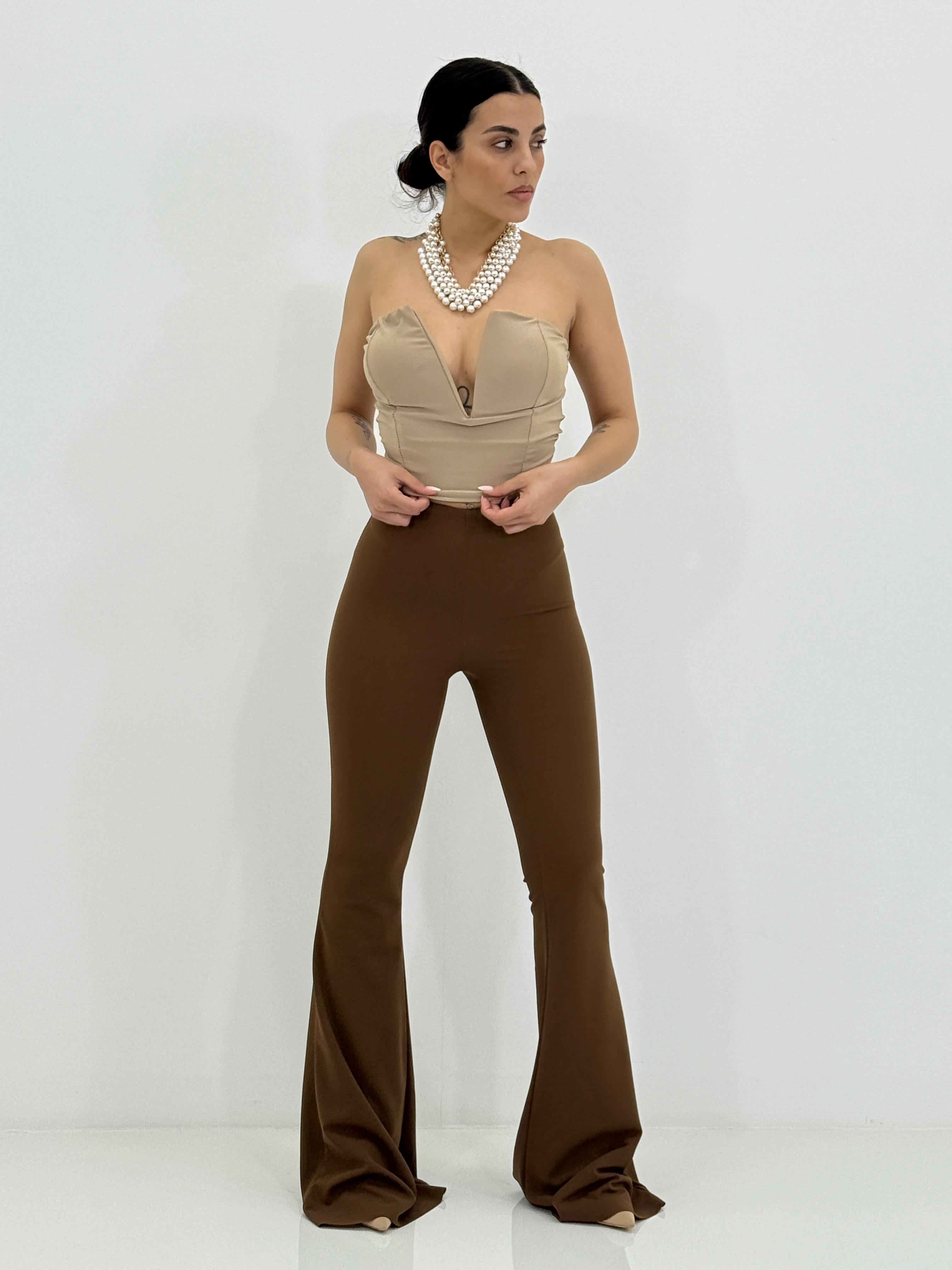 PANTALONE ZAMPA VITA ALTA NEW SS25