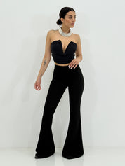 PANTALONE ZAMPA VITA ALTA NEW SS25