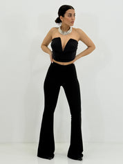 PANTALONE ZAMPA VITA ALTA NEW SS25