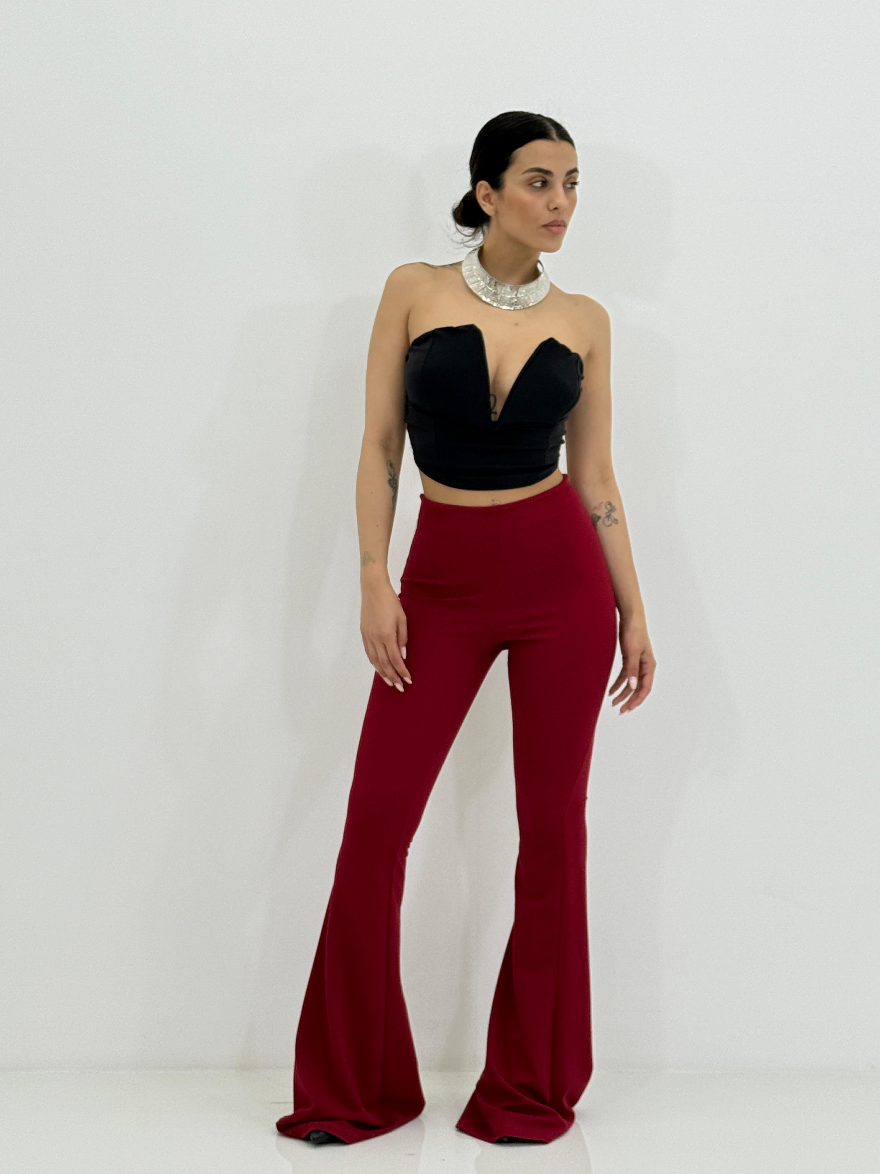 PANTALONE ZAMPA VITA ALTA NEW SS25