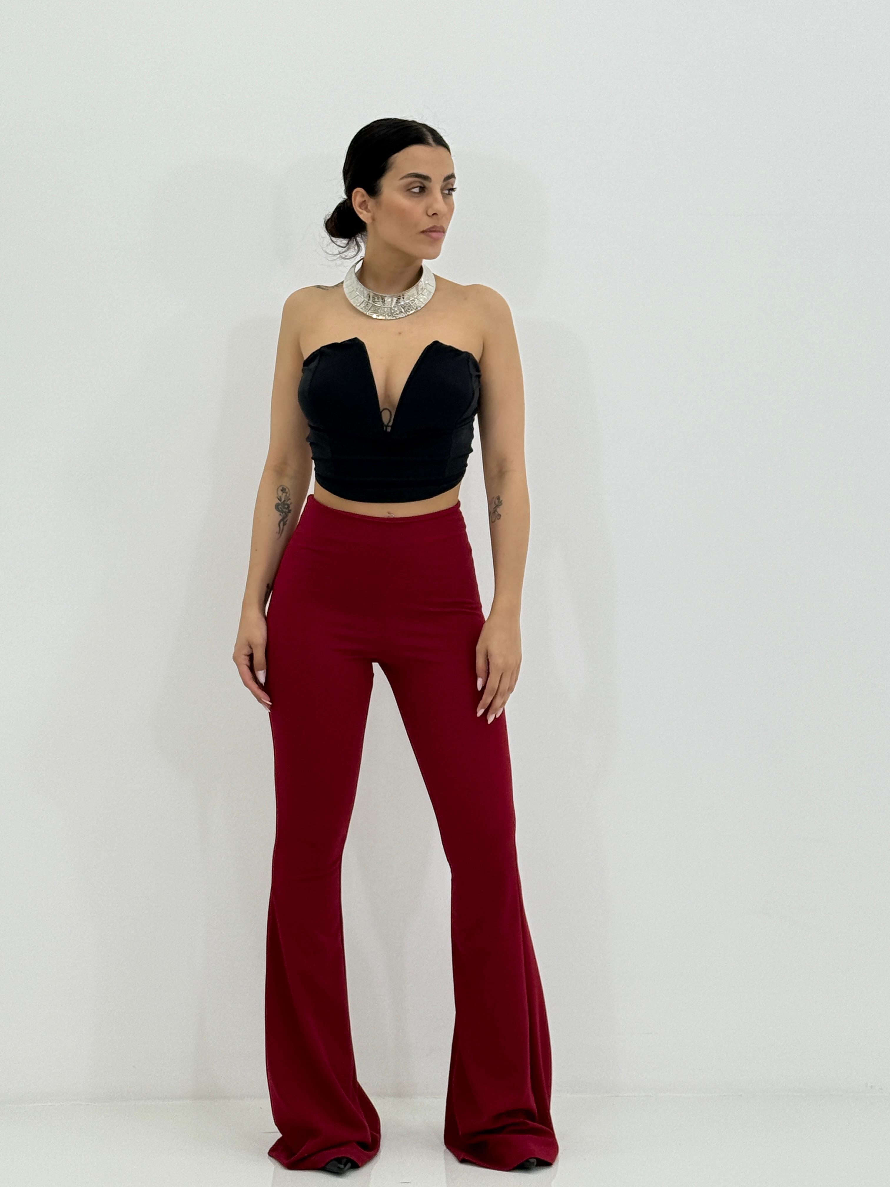 PANTALONE ZAMPA VITA ALTA NEW SS25