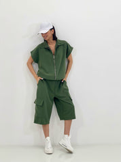 COORDINATO BERMUDA E SMANICATO NEW SS25