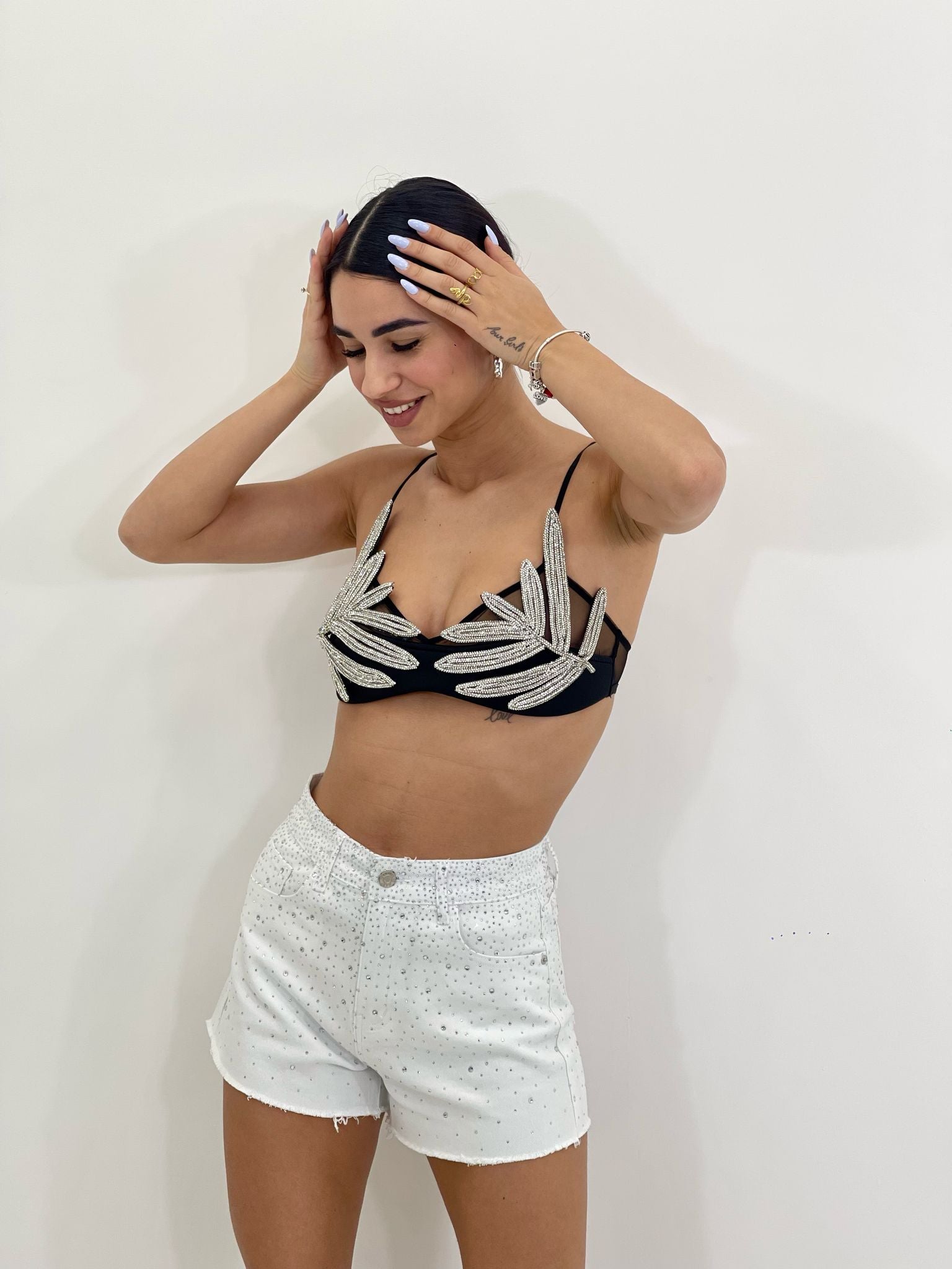 SHORTS CON STRASS NEW SS25