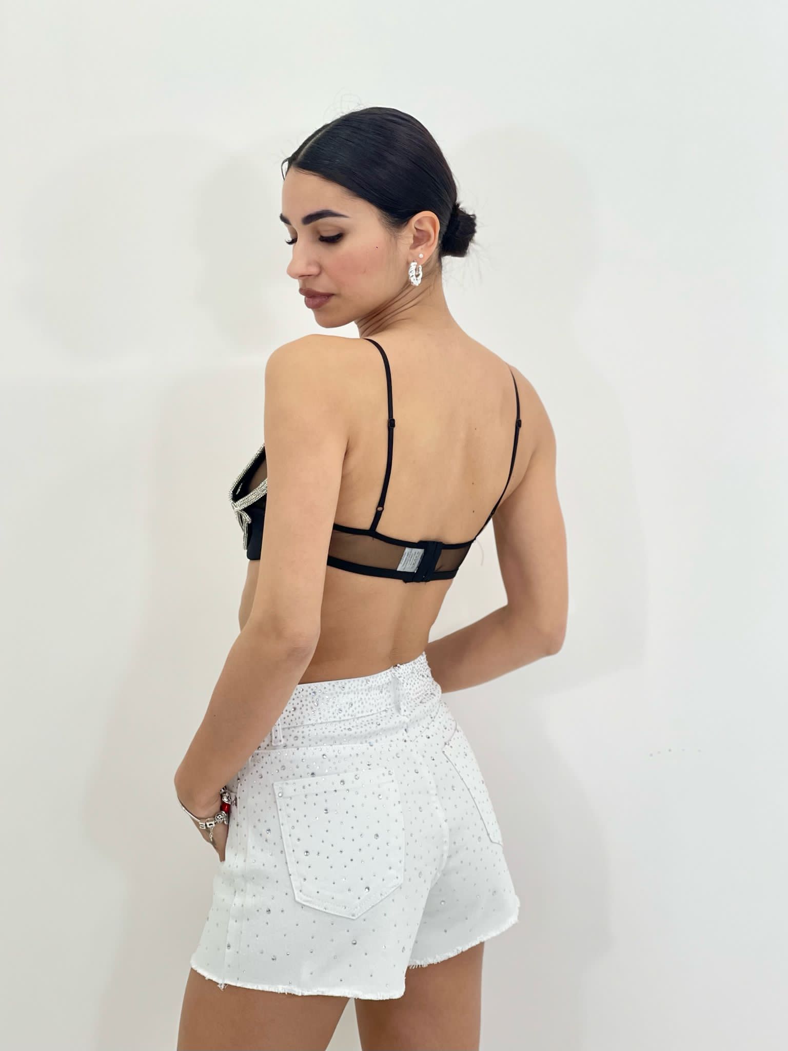 SHORTS CON STRASS NEW SS25