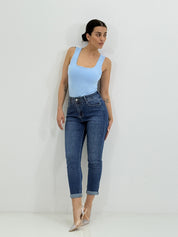 JEANS SKINNY CON STRASS NEW SS25