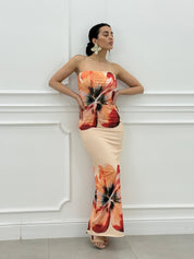 DRESS FLOWERS CHIC NEW SS25