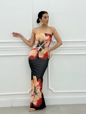 DRESS FLOWERS CHIC NEW SS25