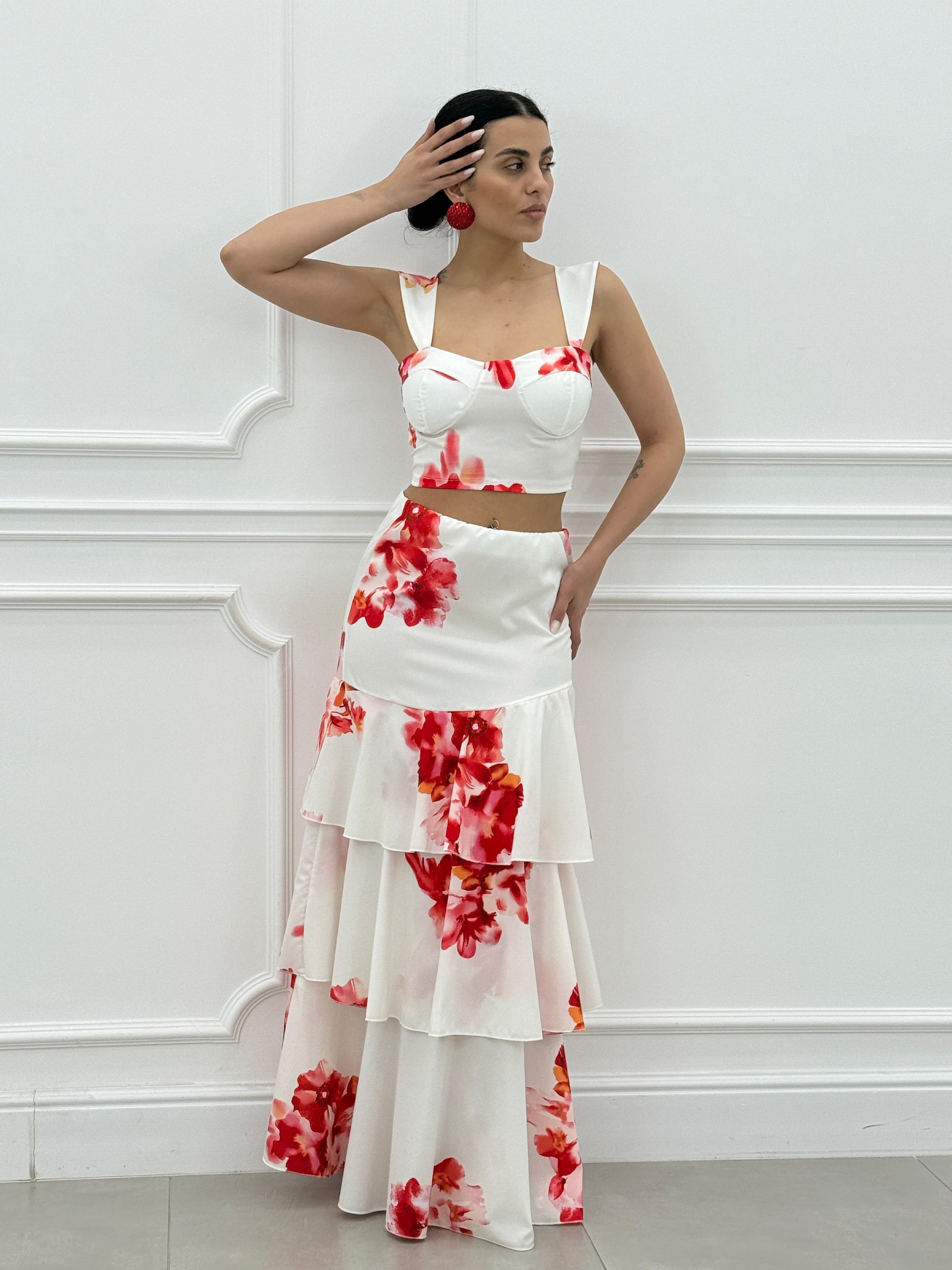 COORDINATO FLOWER PRINT NEW SS25
