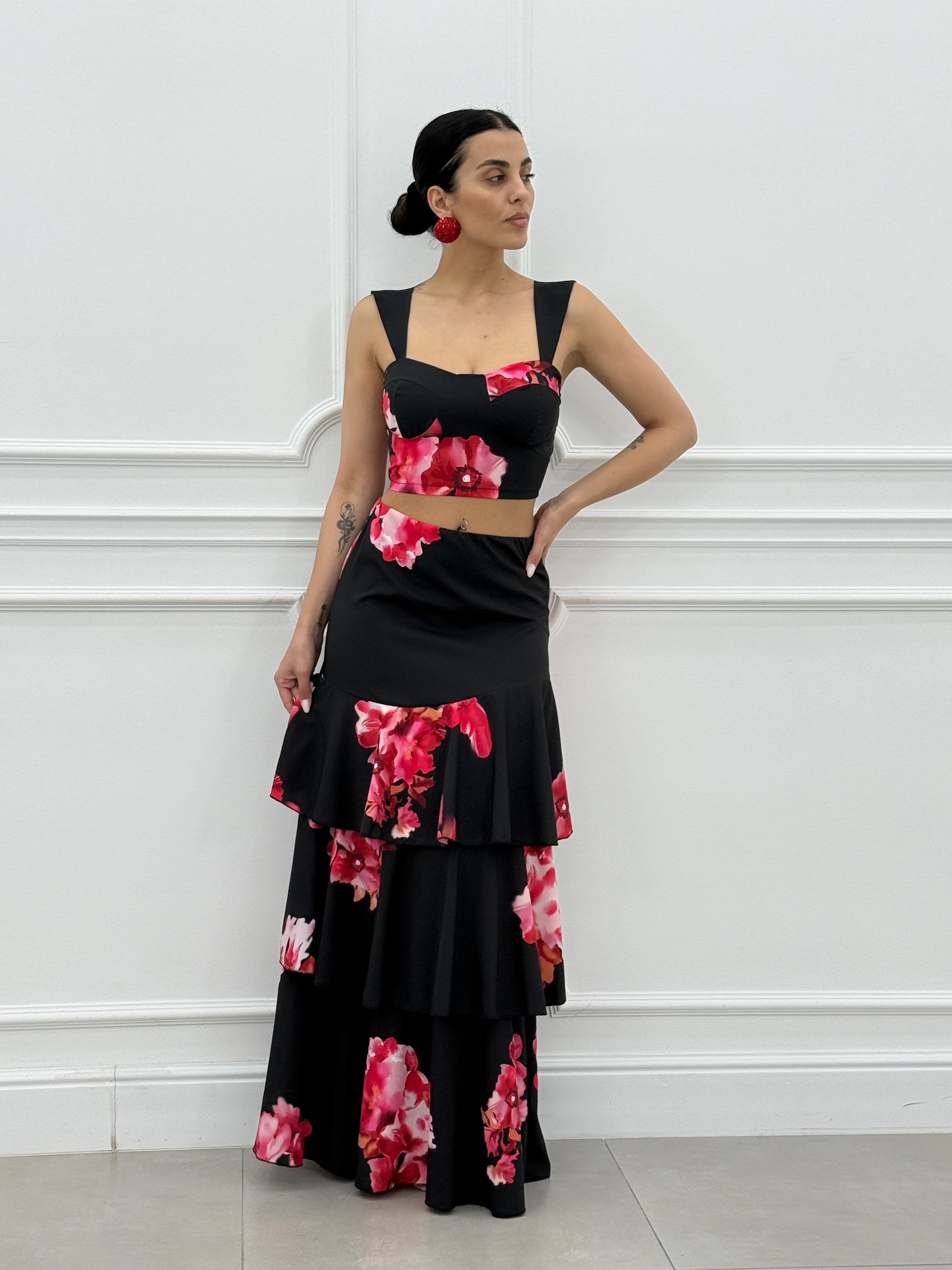 COORDINATO FLOWER PRINT NEW SS25