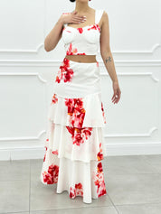 COORDINATO FLOWER PRINT NEW SS25