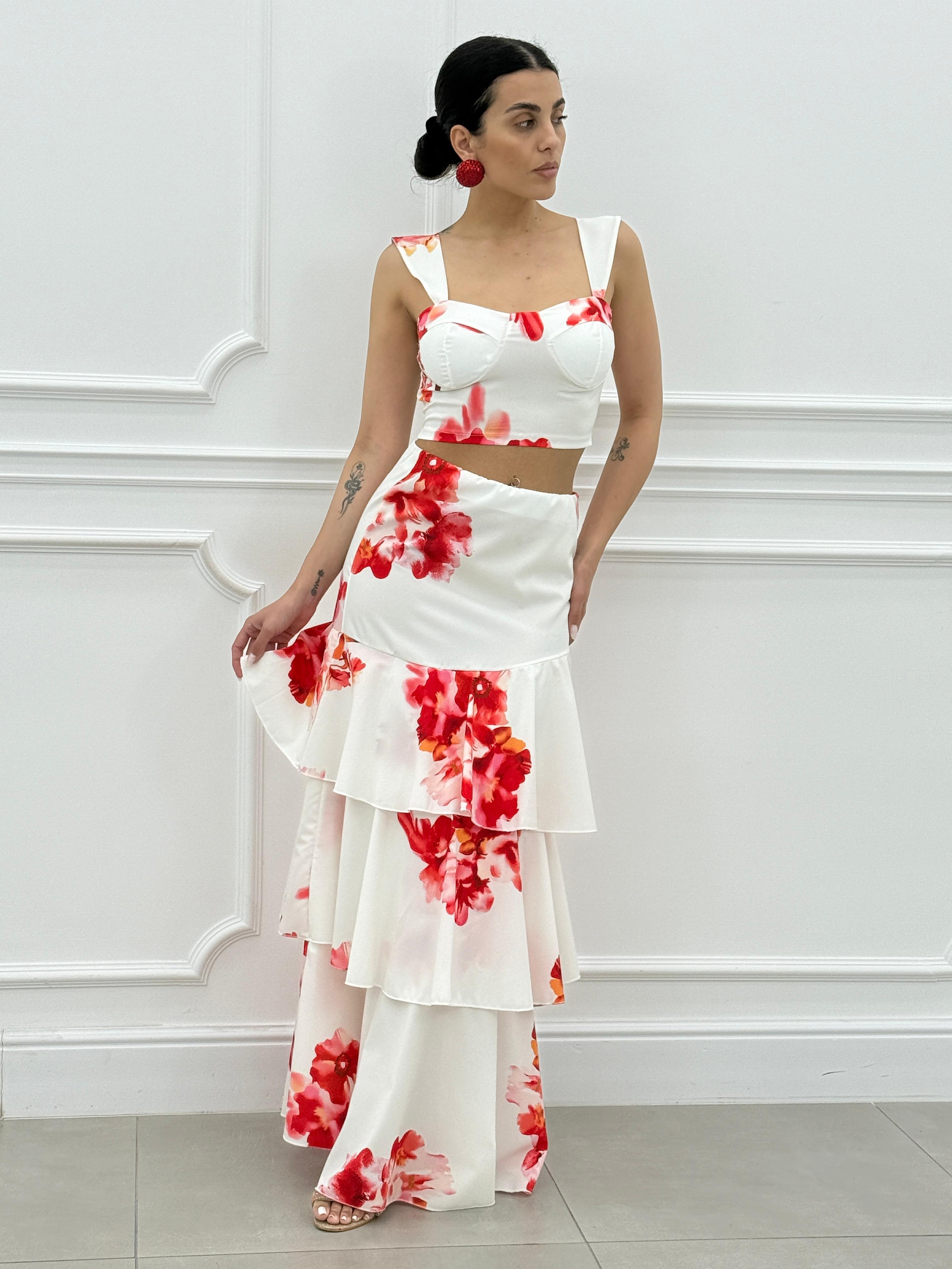 COORDINATO FLOWER PRINT NEW SS25