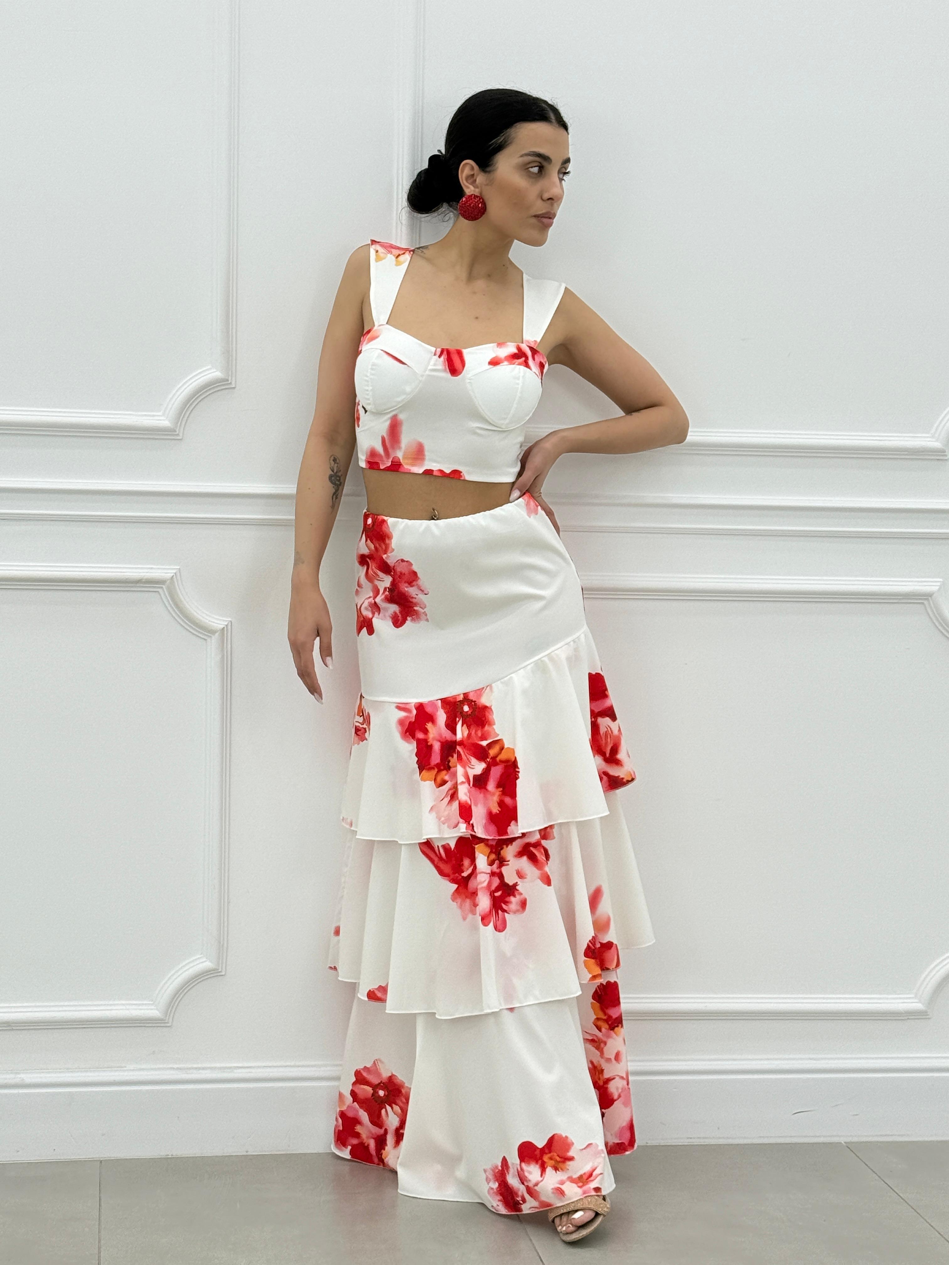 COORDINATO FLOWER PRINT NEW SS25