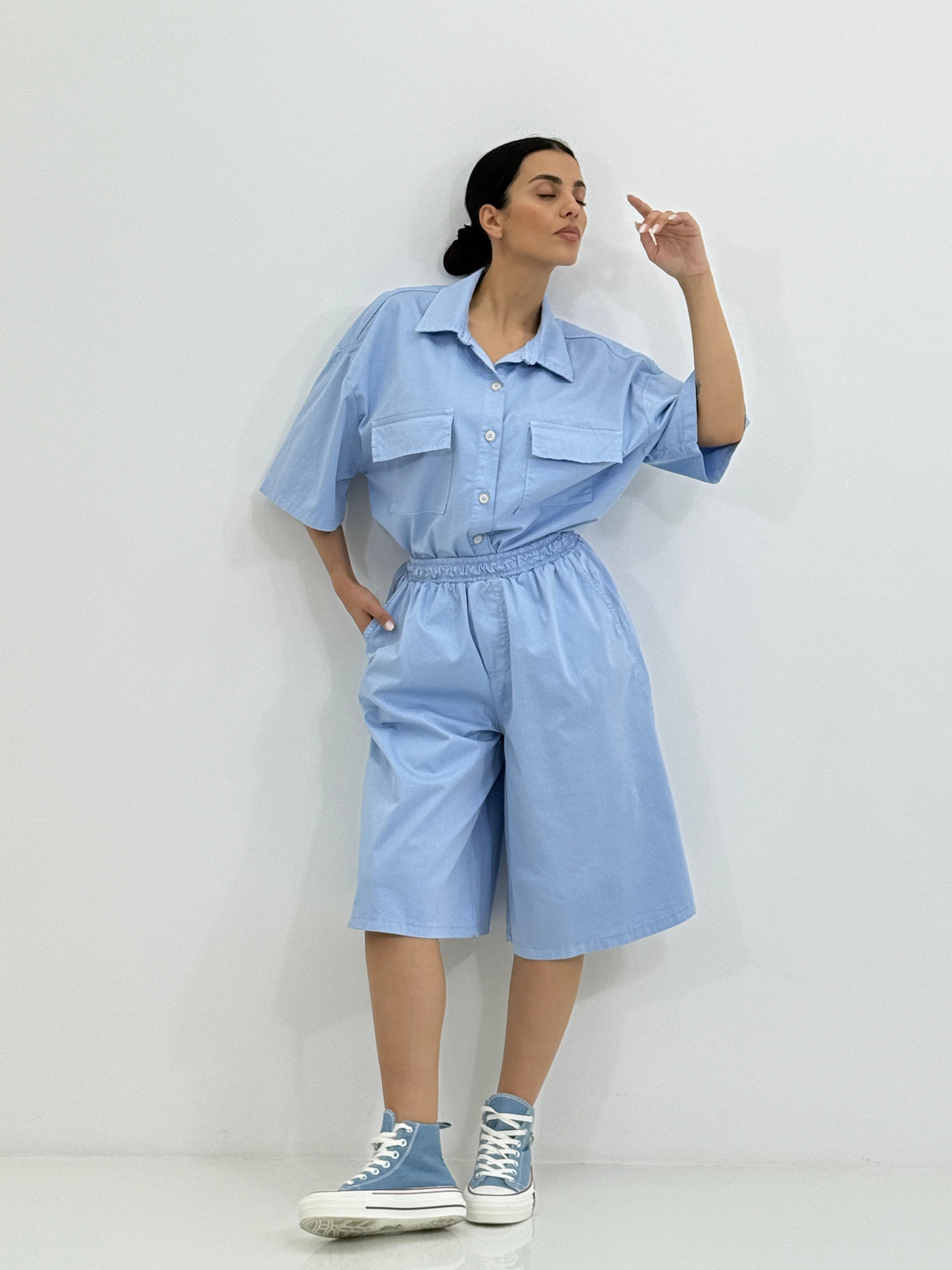 COORDINATO BERMUDA E CAMICIA NEW SS25