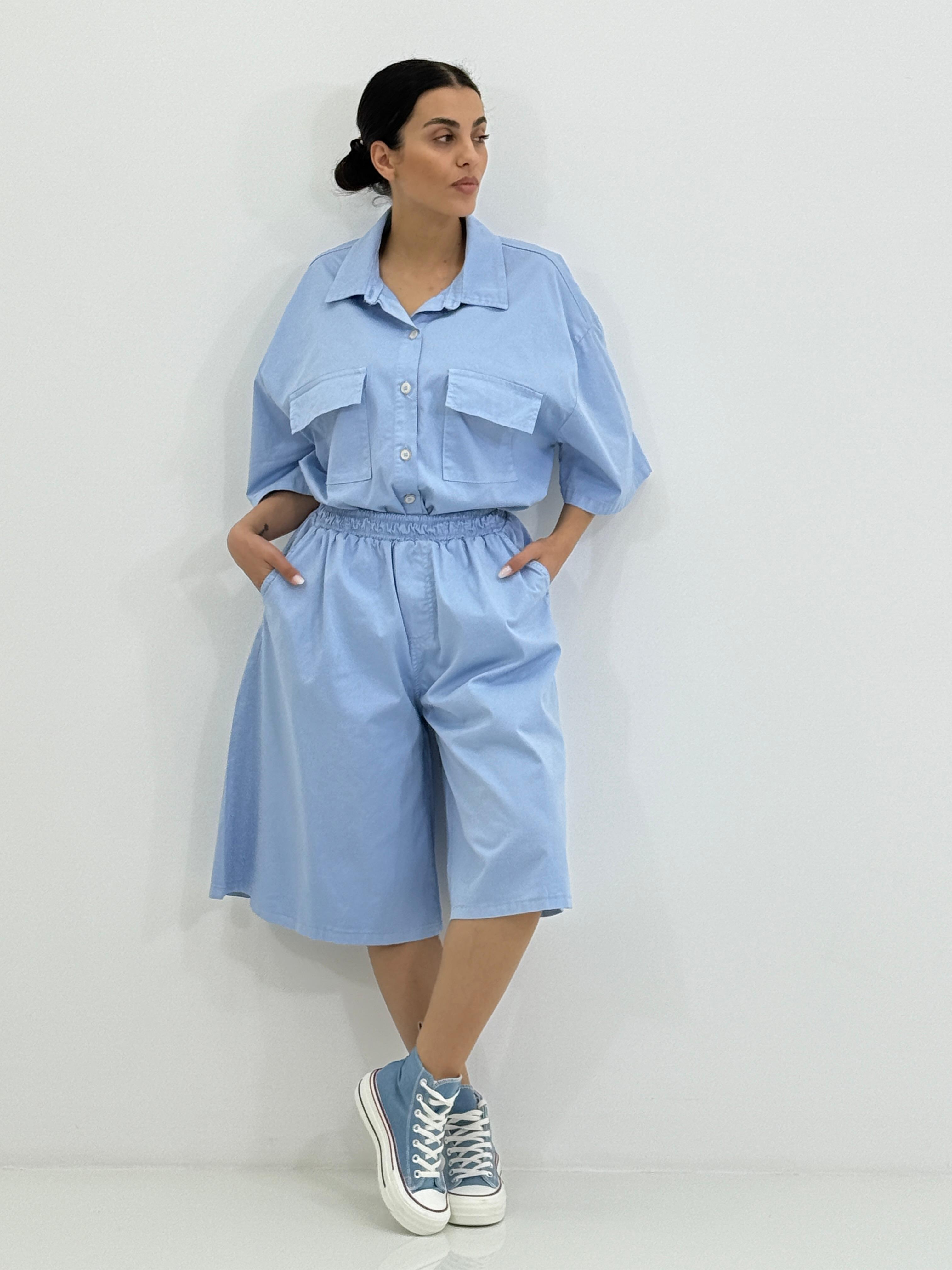 COORDINATO BERMUDA E CAMICIA NEW SS25