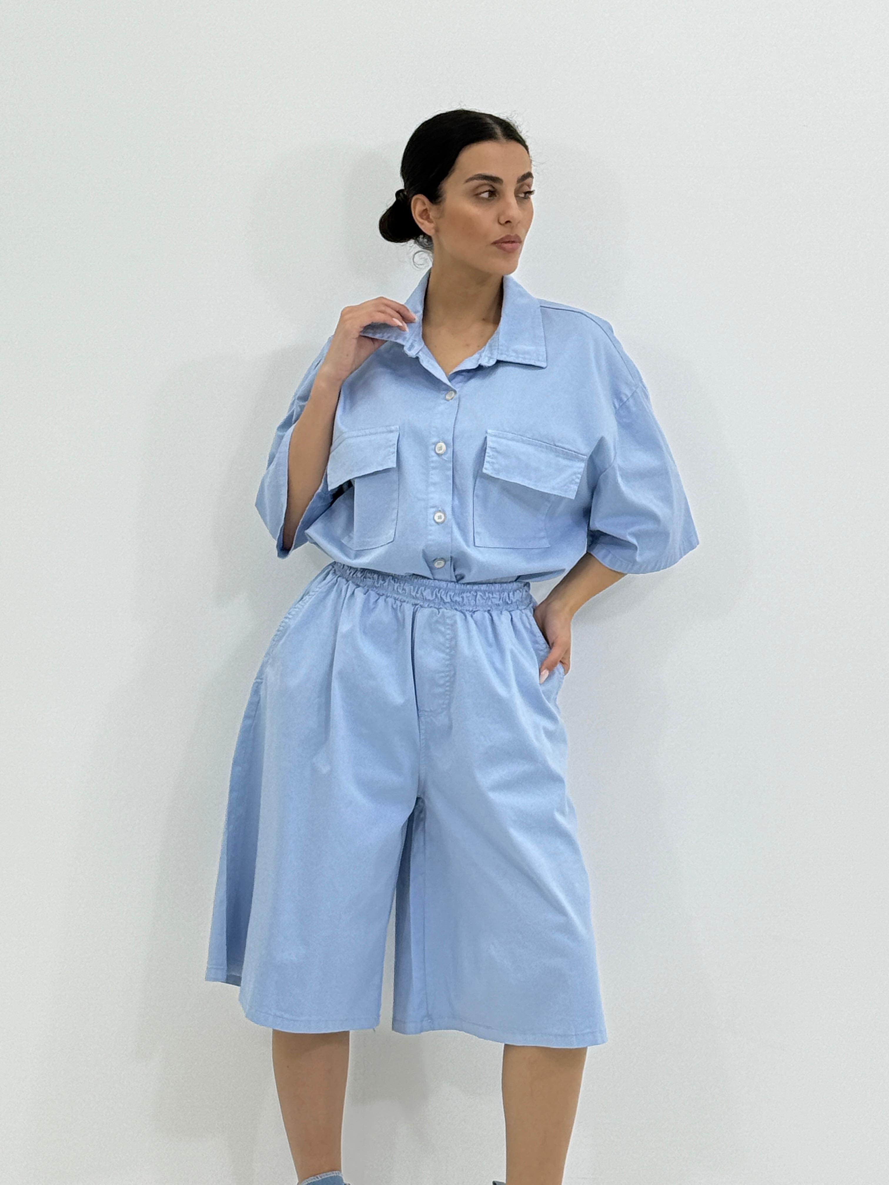 COORDINATO BERMUDA E CAMICIA NEW SS25