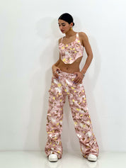 COORDINATO TOP E PANTALONE CARGO NEW SS25