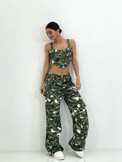 COORDINATO TOP E PANTALONE CARGO NEW SS25
