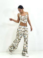 COORDINATO TOP E PANTALONE CARGO NEW SS25