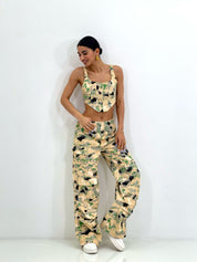 COORDINATO TOP E PANTALONE CARGO NEW SS25